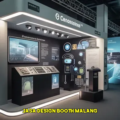 jasa design booth malang